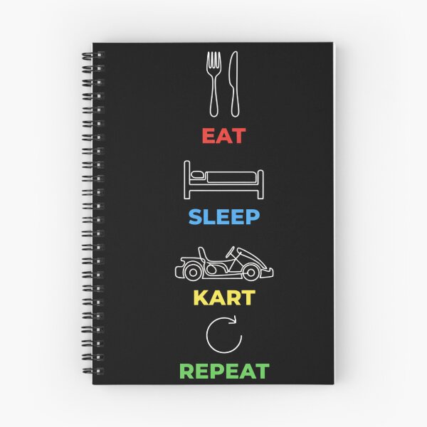 Item preview, Eat sleep Kart repeat Classic T-shirt-Eat Sleep Kart Repeat | Minimal Go Kart Design | Racing Lifestyle Quote designed and sold by CuteOasis.