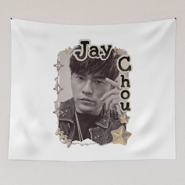 Item preview, Jay Chou Mandopop Singer Chinese Actor Cdrama Chinese Entertainment Scrapbook Collage Cozy Y2K Vintage Design designed and sold by HELL0WBELLO.