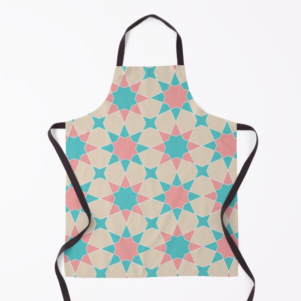 Item preview, Coral Stars: Islamic Geometric Pattern designed and sold by Kiwi Art.