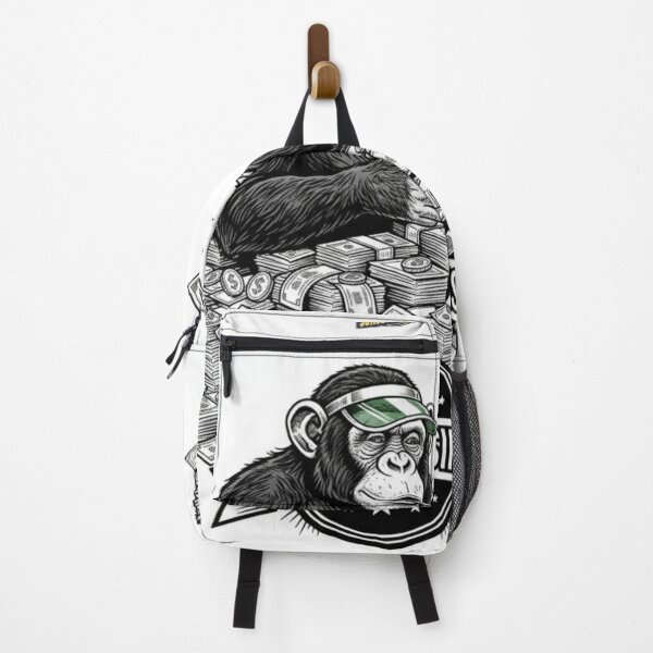 Item preview, Monkey Business" Witty Slogan Art | Vintage Money Illustration designed and sold by SueQsArt.