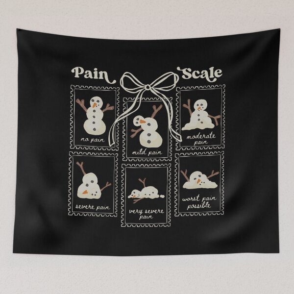 Item preview, Preppy Coquette Pain Scale Stamps Snowmen Trauma Er Nurses designed and sold by WeFineMost.