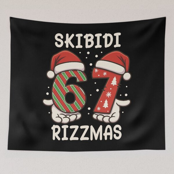 Item preview, Rizz Christmas 67 Skibidi Rizzmas Funny Xmas designed and sold by WeFineMost.