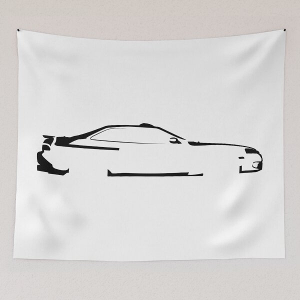 Item preview, Soarer JZZ30 2.5GT-T Minimalist Car Silhouette (Black) designed and sold by FearnCreative.