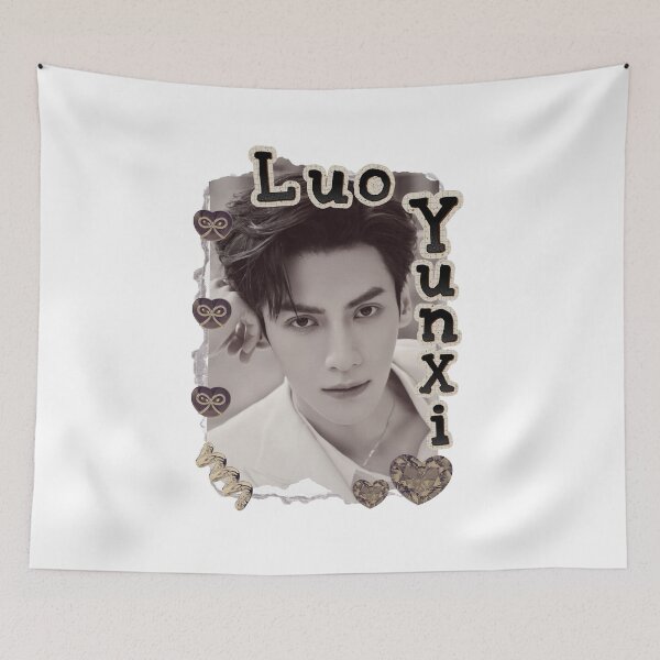 Item preview, Luo Yunxi (Leo Luo) (罗云熙) Chinese Actor Cdrama Chinese Entertainment Scrapbook Collage Cozy Y2K Vintage Design designed and sold by HELL0WBELLO.