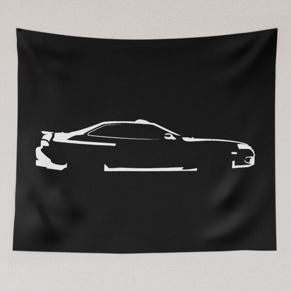 Item preview, Soarer JZZ30 2.5GT-T Minimalist Car Silhouette (White) designed and sold by FearnCreative.