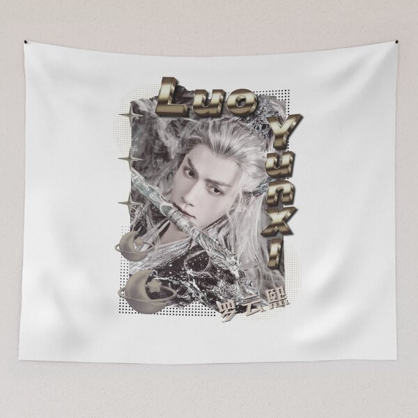 Item preview, Luo Yunxi (Leo Luo) (罗云熙) Chinese Actor Cdrama Chinese Entertainment Scrapbook Collage Cozy Y2K Vintage Design designed and sold by HELL0WBELLO.