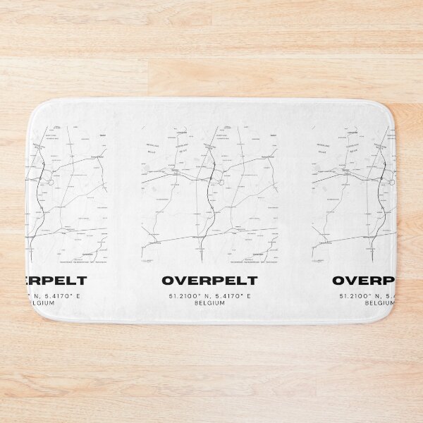 Item preview, Overpelt Belgium Minimalist City Map Art / Modern Overpelt Limburg Coordinates Design designed and sold by RM-Journey.