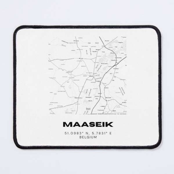 Item preview, Maaseik Belgium City Map Art Print / Vintage Maaseik Design designed and sold by RM-Journey.
