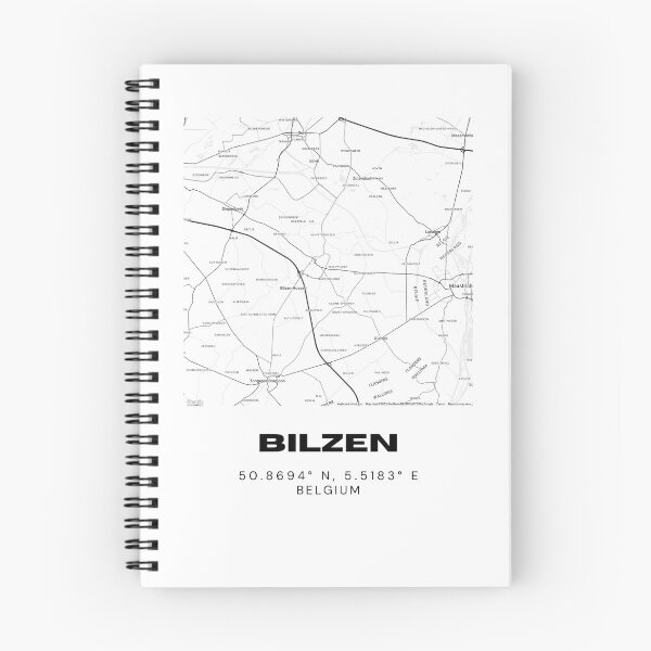 Artikelvorschau, Bilzen Belgien Stadtkoordinaten Geschenk / minimalistische Karte von Bilzen entworfen und verkauft von RM-Journey.