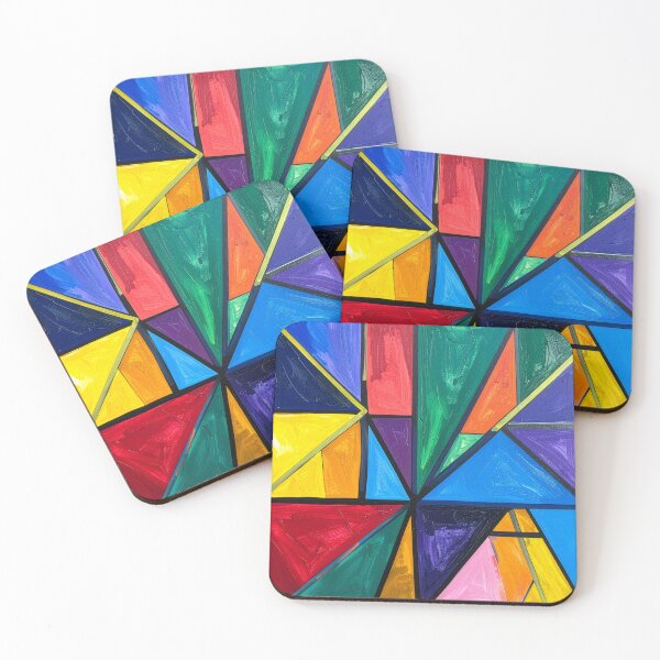 Item preview, Abstract shapes bold colours 2 designed and sold by Sk33t5.