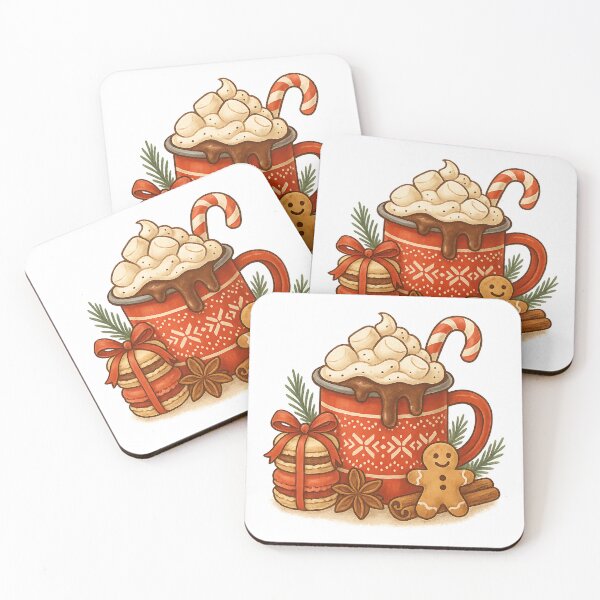 Item preview, Cozy Christmas mug of hot chocolate designed and sold by Dennis' Creative Corner.