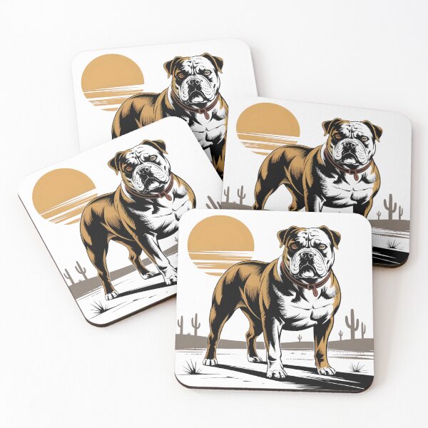 Item preview, Desert Strong French Bulldog Dog Illustration designed and sold by DariaOltes.