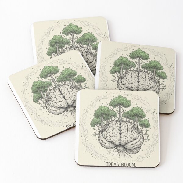 Item preview, A Blooming Good Idea" Slogan Botanical Art  designed and sold by SueQsArt.