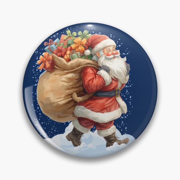 Item preview, Santa Claus Christmas Sticker Holiday Gifts designed and sold by colorleafz.