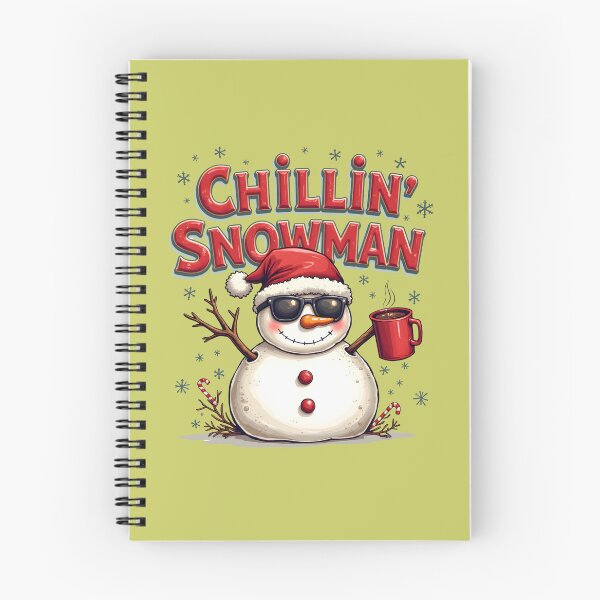 Item preview, Chillin’ Snowman – Fun Christmas T-Shirt with Sunglasses and Hot Cocoa designed and sold by relso.