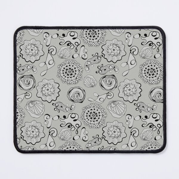 Item preview, Inky Circles Doodles Gray on Gray designed and sold by CheriesArt.