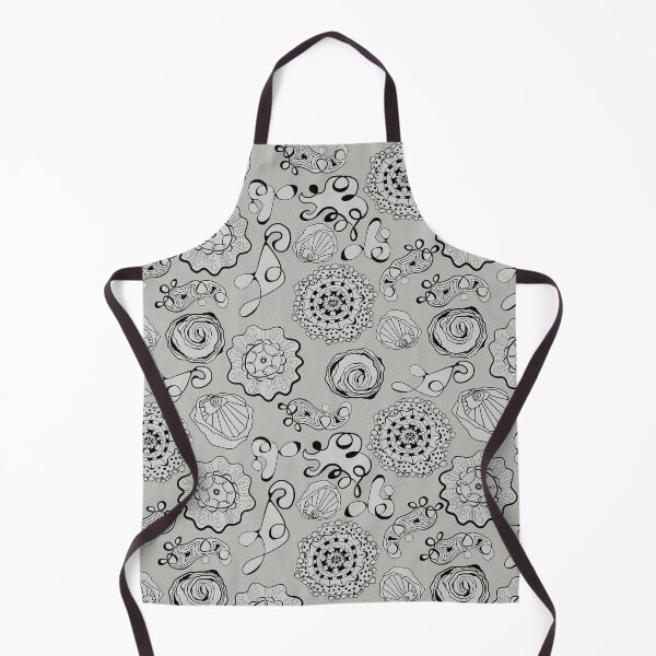 Item preview, Inky Circles Doodles Gray on Gray designed and sold by CheriesArt.