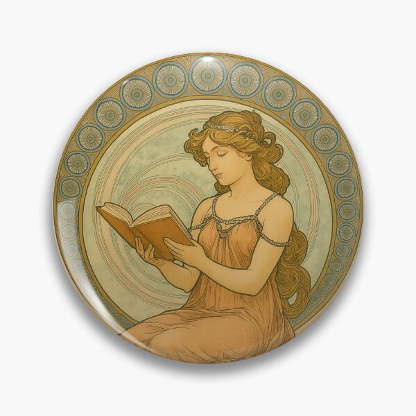 Item preview, Mucha Goes to the Library designed and sold by Tridentulus.