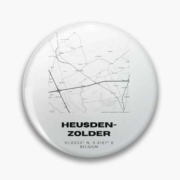 Item preview, Heusden-Zolder Belgium Coordinates / City Map Design designed and sold by RM-Journey.