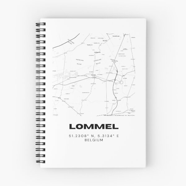 Item preview, Lommel Belgium Minimalist Map Poster / City Coordinates Art designed and sold by RM-Journey.