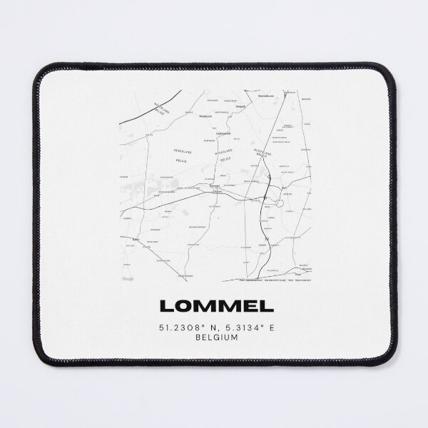Item preview, Lommel Belgium Minimalist Map Poster / City Coordinates Art designed and sold by RM-Journey.