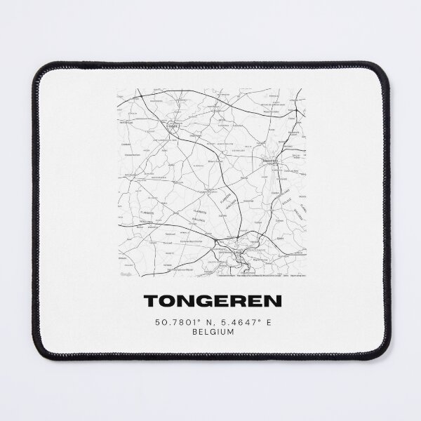 Item preview, Tongeren Belgium Ancient City Map / Minimalist Tongeren Coordinates Design designed and sold by RM-Journey.