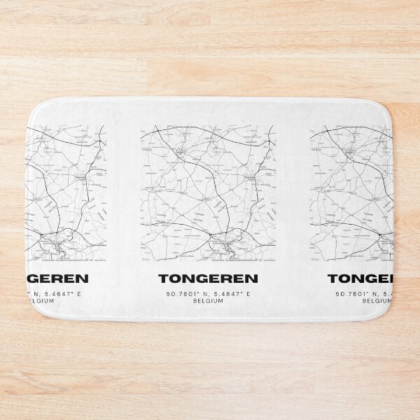 Item preview, Tongeren Belgium Ancient City Map / Minimalist Tongeren Coordinates Design designed and sold by RM-Journey.