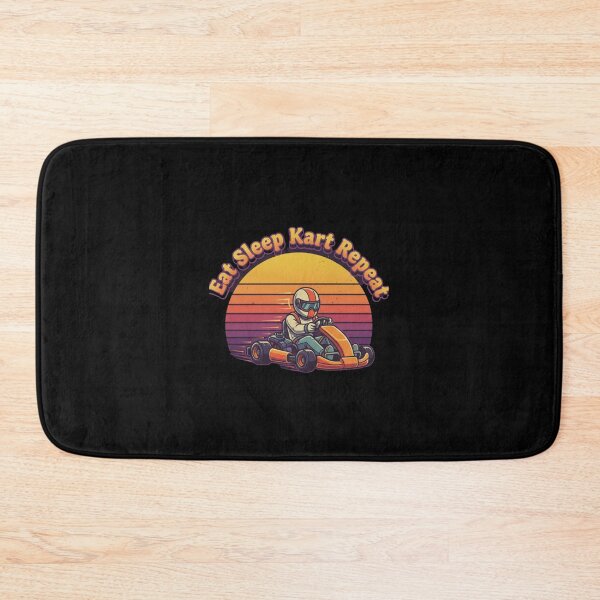 Item preview, Eat sleep Kart repeat -Eat Sleep Kart Repeat | Retro 80s Racing Design | Vintage Karting Style designed and sold by CuteOasis.