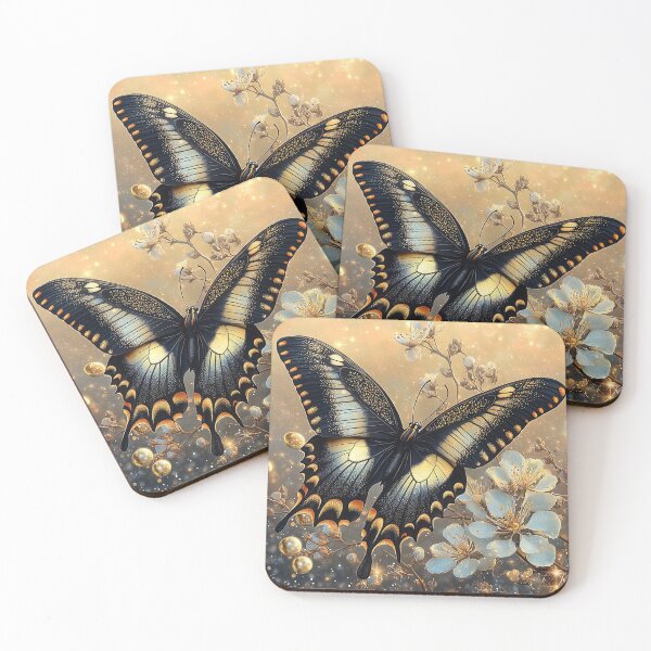 Item preview, Gilded Wings Beneath Blossom Skies designed and sold by bloorose.