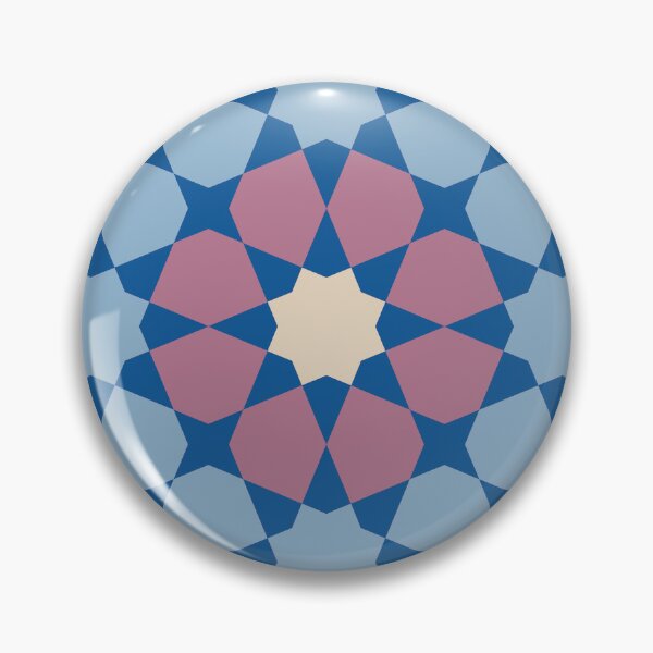 Item preview, Mauve Serenity: Islamic Geometric Pattern designed and sold by Kiwi Art.
