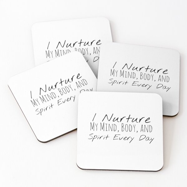 Item preview, I Nurture My Mind, Body, and Spirit Every Day – Wellness Affirmation designed and sold by Camila  Ardila.