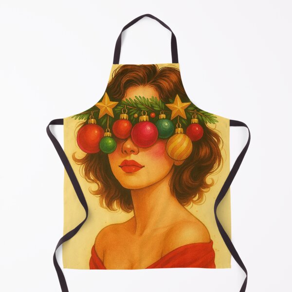 Item preview, Merry & Unapologetic – Confident Festive Woman Art | Joy Looks Good on You designed and sold by Quiet Power Co..