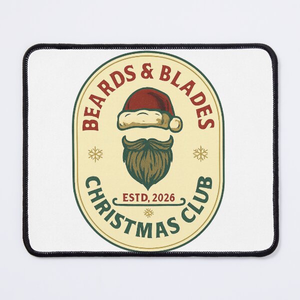 Item preview, Barber Life Christmas Edition – Beards & Blades Holiday Tshirt for Fade Masters designed and sold by chuxiedesign.
