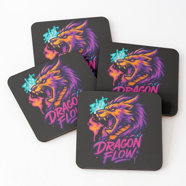 Item preview, Dragon Flow Neon Beast Head designed and sold by Thaivi Design.