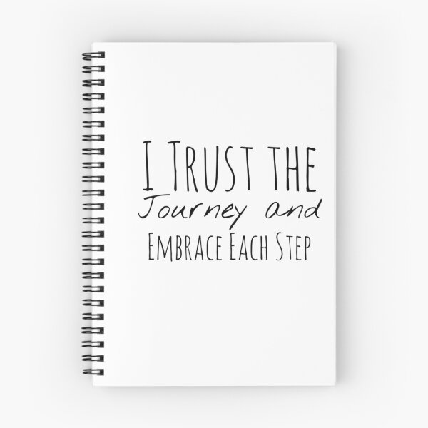 Item preview, I Trust the Journey and Embrace Each Step – Trust Affirmation designed and sold by Camila  Ardila.