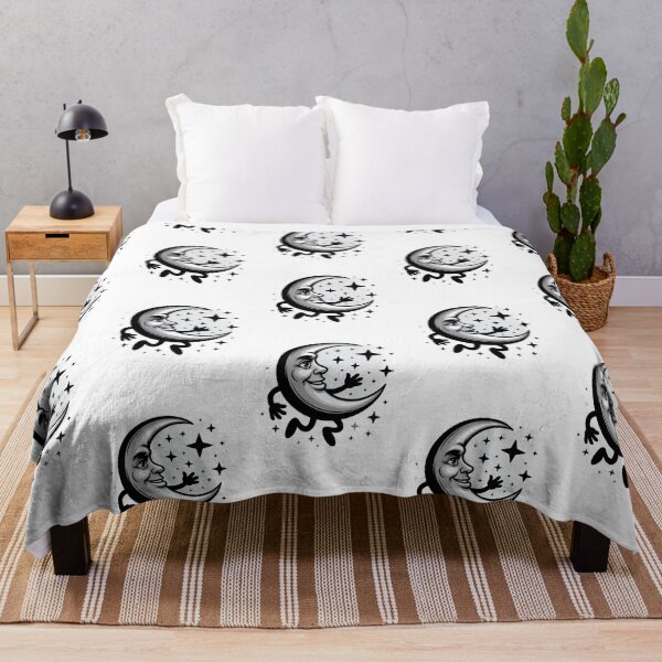 Item preview, Retro Moon Man: Vintage Cartoon Crescent Moon Character designed and sold by RudArtAI.