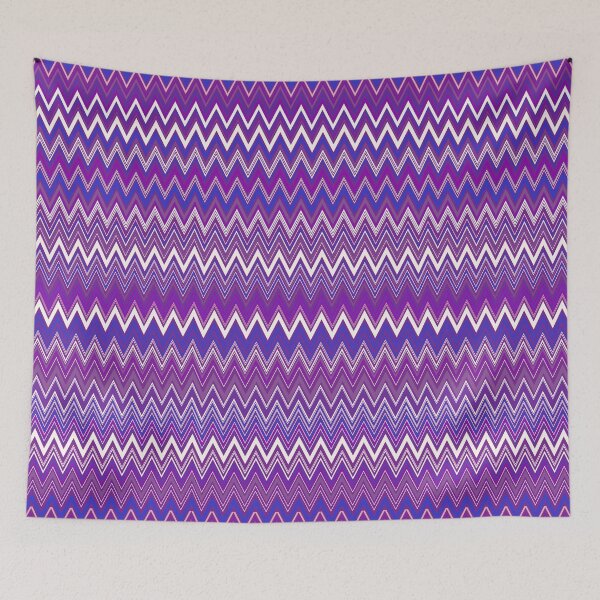 Item preview, Purple Missoni textile vector seamless repeat pattern designed and sold by Retro Street Studios.