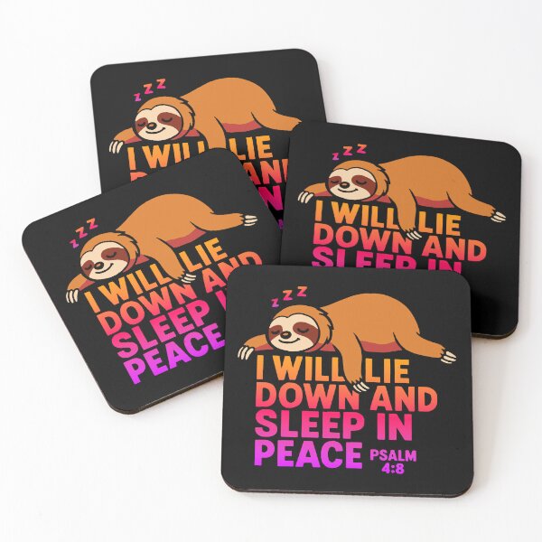 Item preview, Psalm 4:8 I Will Lie Down And Sleep In Peace designed and sold by plushism.