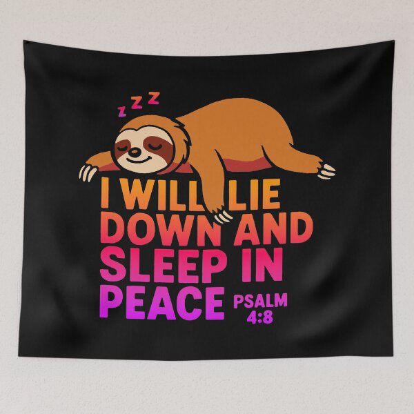Item preview, Psalm 4:8 I Will Lie Down And Sleep In Peace designed and sold by plushism.