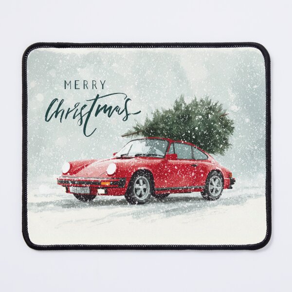 Artikelvorschau, Porsche 911 964 Winter Wonderland Frohe Weihnachten entworfen und verkauft von blackdogshop.