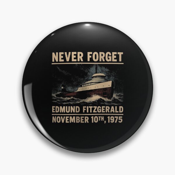 Item preview, Never Forget- Edmund Fitzgerald- Retro Vintage Gildan - November 10th 1975 designed and sold by Foro-Chance.