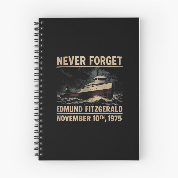 Item preview, Never Forget- Edmund Fitzgerald- Retro Vintage Gildan - November 10th 1975 designed and sold by Foro-Chance.