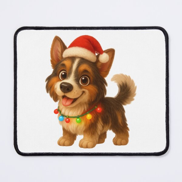 Item preview, Christmas Berger Picard Dog 1 designed and sold by Sillytoe.