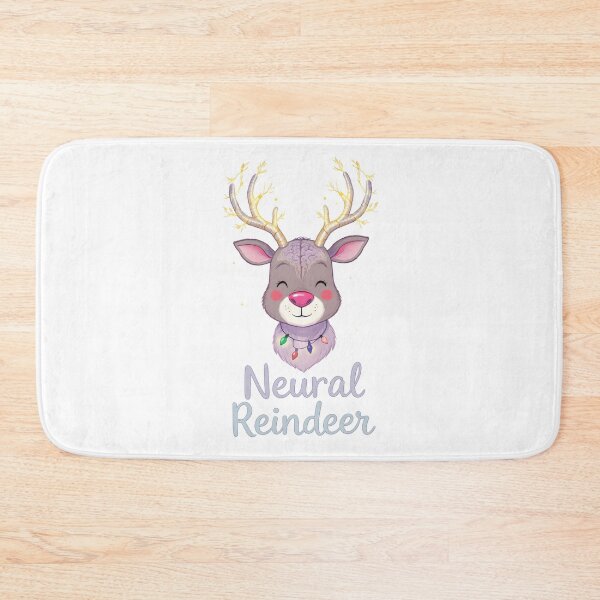 Item preview, Neural Reindeer | Cute Christmas Brain Deer | Neuroscience Holiday Gift designed and sold by PureBrain.