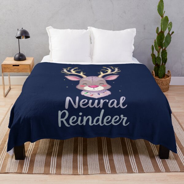 Item preview, Neural Reindeer | Cute Christmas Brain Deer | Neuroscience Holiday Gift designed and sold by PureBrain.