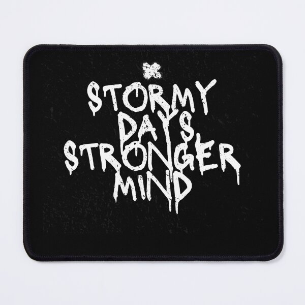 Item preview, Stormy Days, Stronger Mind – Resilience & Growth Motivational Tee designed and sold by MGR LABEL.