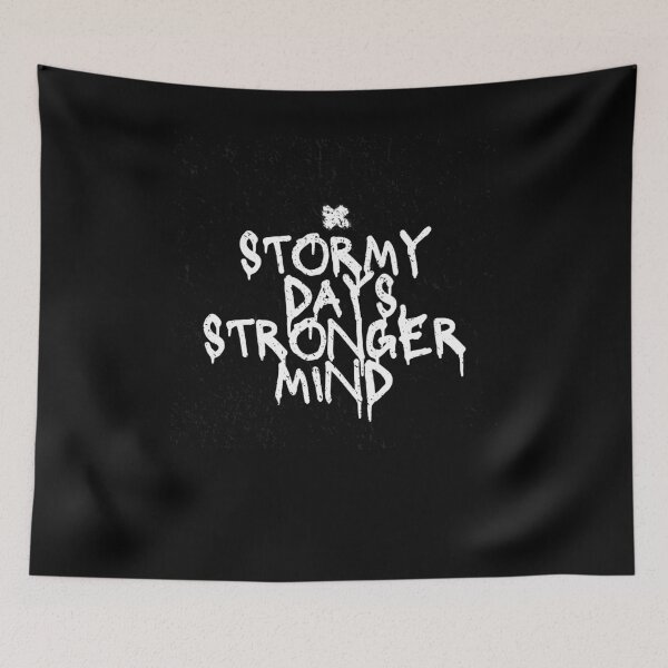 Item preview, Stormy Days, Stronger Mind – Resilience & Growth Motivational Tee designed and sold by MGR LABEL.