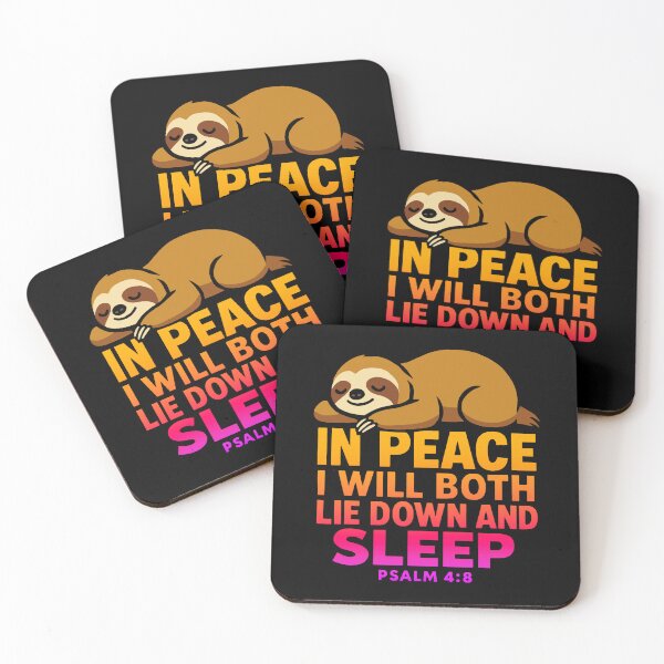 Item preview, Psalm 4:8 In Peace I Will Both Lie Down And Sleep designed and sold by plushism.