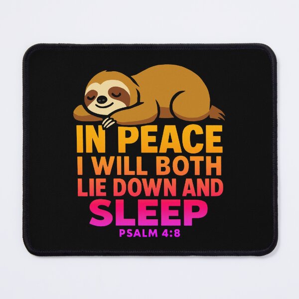 Item preview, Psalm 4:8 In Peace I Will Both Lie Down And Sleep designed and sold by plushism.