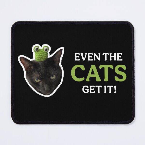 Item preview, Cat Protest Frog • Even the cats get it! designed and sold by MannyShop.
